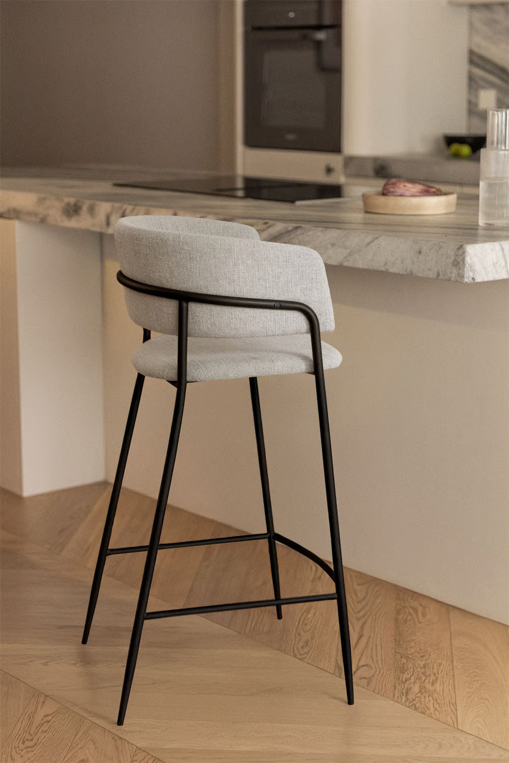 UV HOME Nalon Upholstered Bar Stool