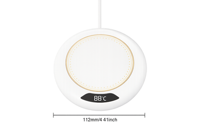 UV HOME Electric Cup Warmer – Smart Beverage Heating Pad with LED Display (88°C)