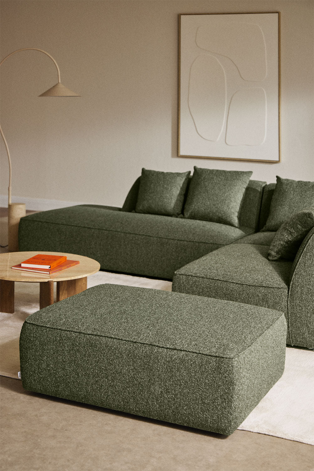 UV HOME Upholstered pouf Cardea