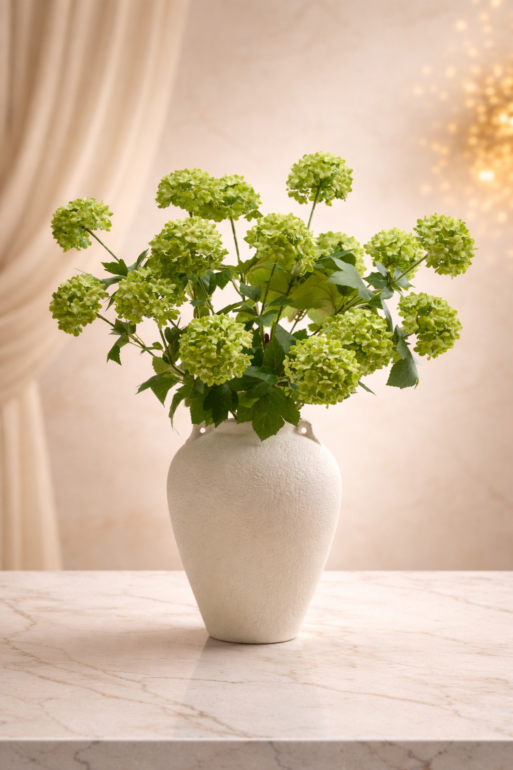 UV Home Atlantia Decorative Artificial Bouquet – Elegant Botanical Arrangement for Vase