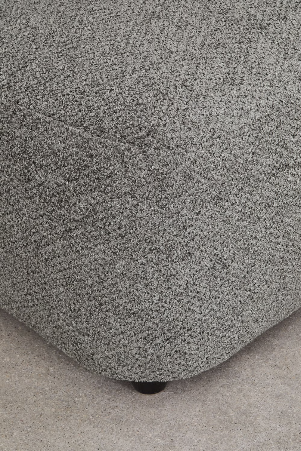 UV HOME Left chaise longue module for modular sofa in chenille Coco