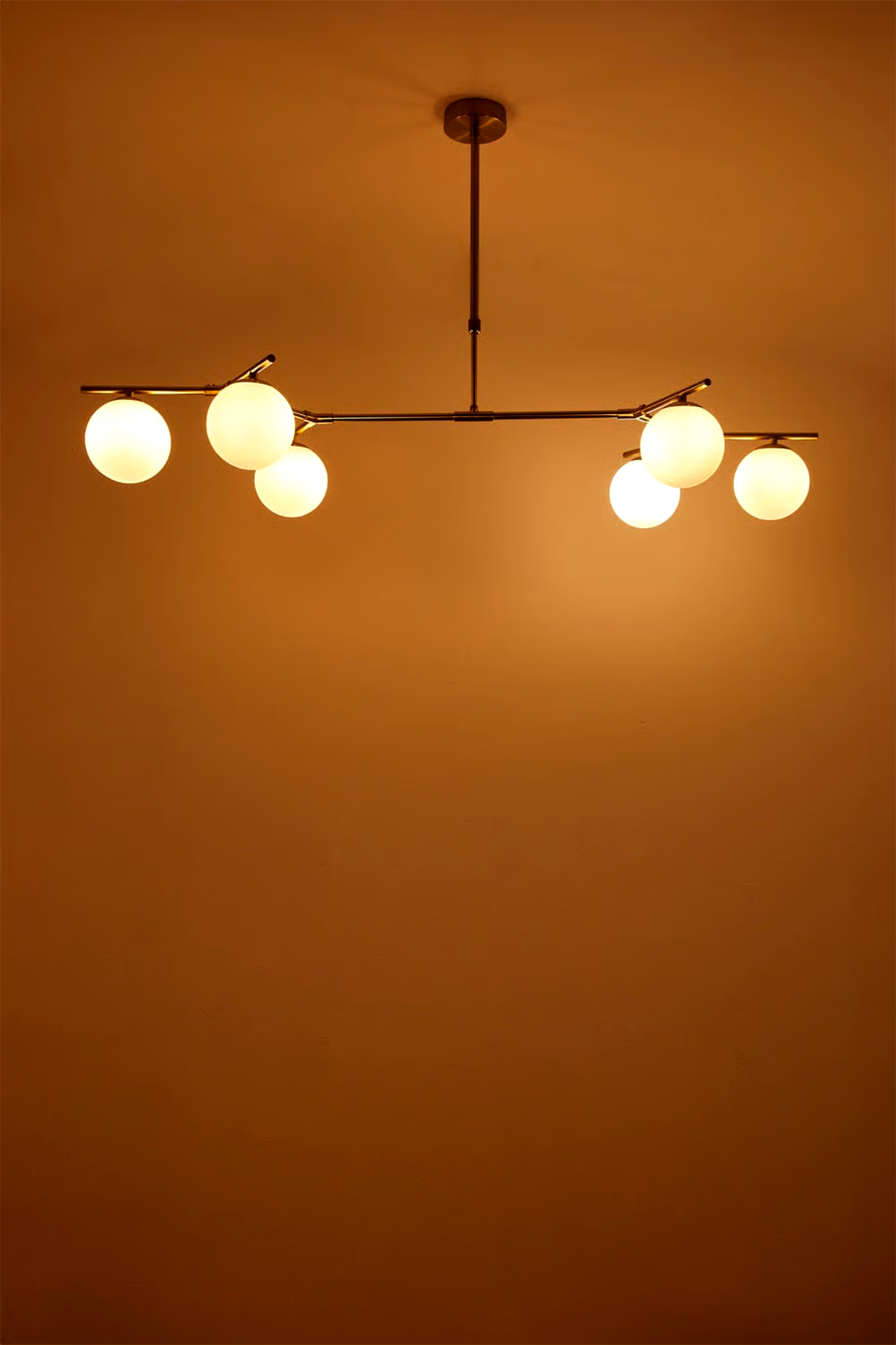UV HOME Garland Ceiling Lamp – 6 Glass Globe Design