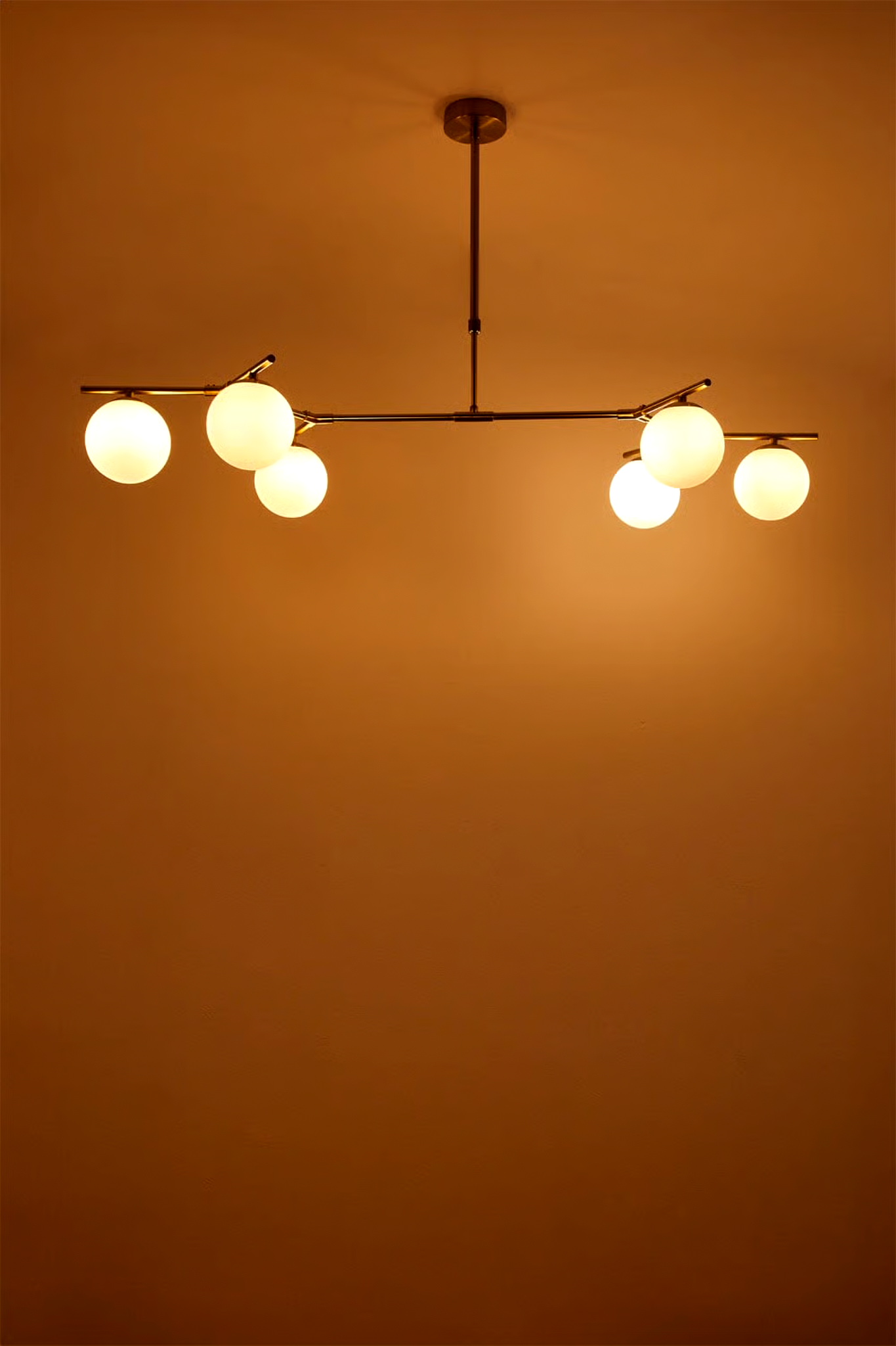 UV HOME Garland Ceiling Lamp – 6 Glass Globe Design