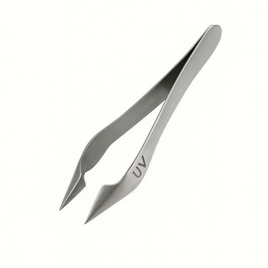 UV HOME Stainless Steel Precision Tweezers – Durable & Ergonomic Design