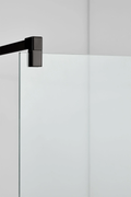 UV HOME Fixed shower enclosure with 8 mm tempered glass and Bristol aluminum