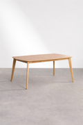 UV Home Elba Rectangular Dining Table – Wood