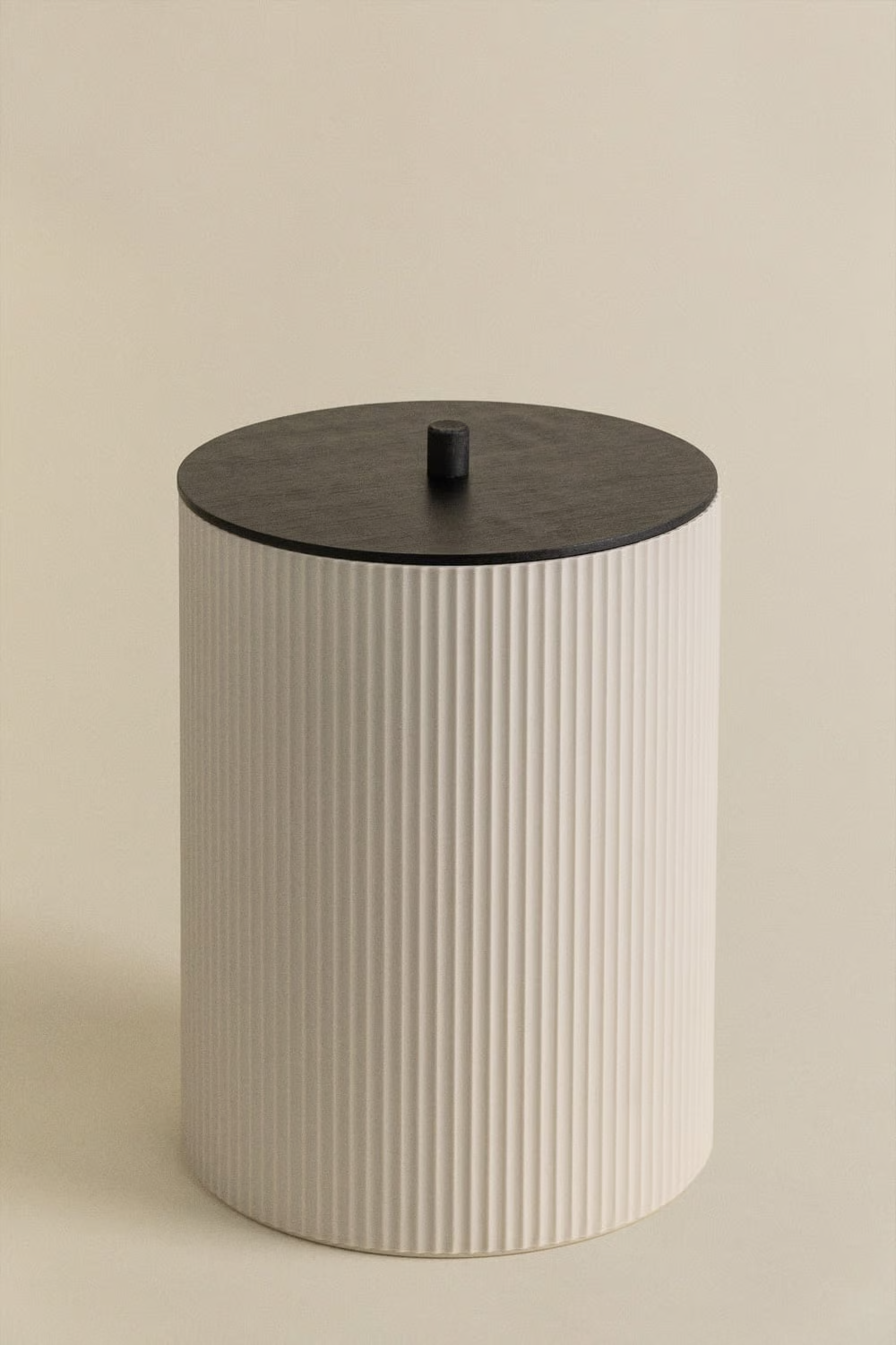 UV HOME Ozene ABS and Bamboo Trash Bin with Lid