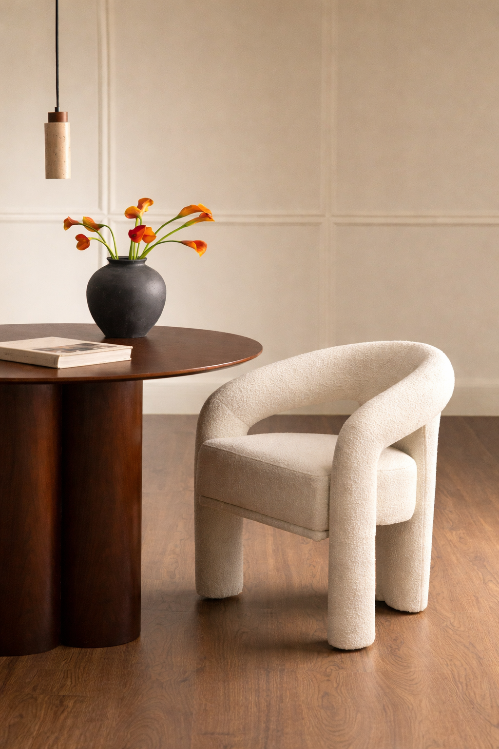 UV HOME Greca Dining Chair – Upholstered