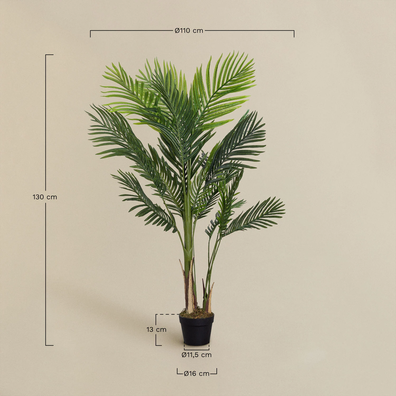 UV HOME Decorative Artificial Palm Tree