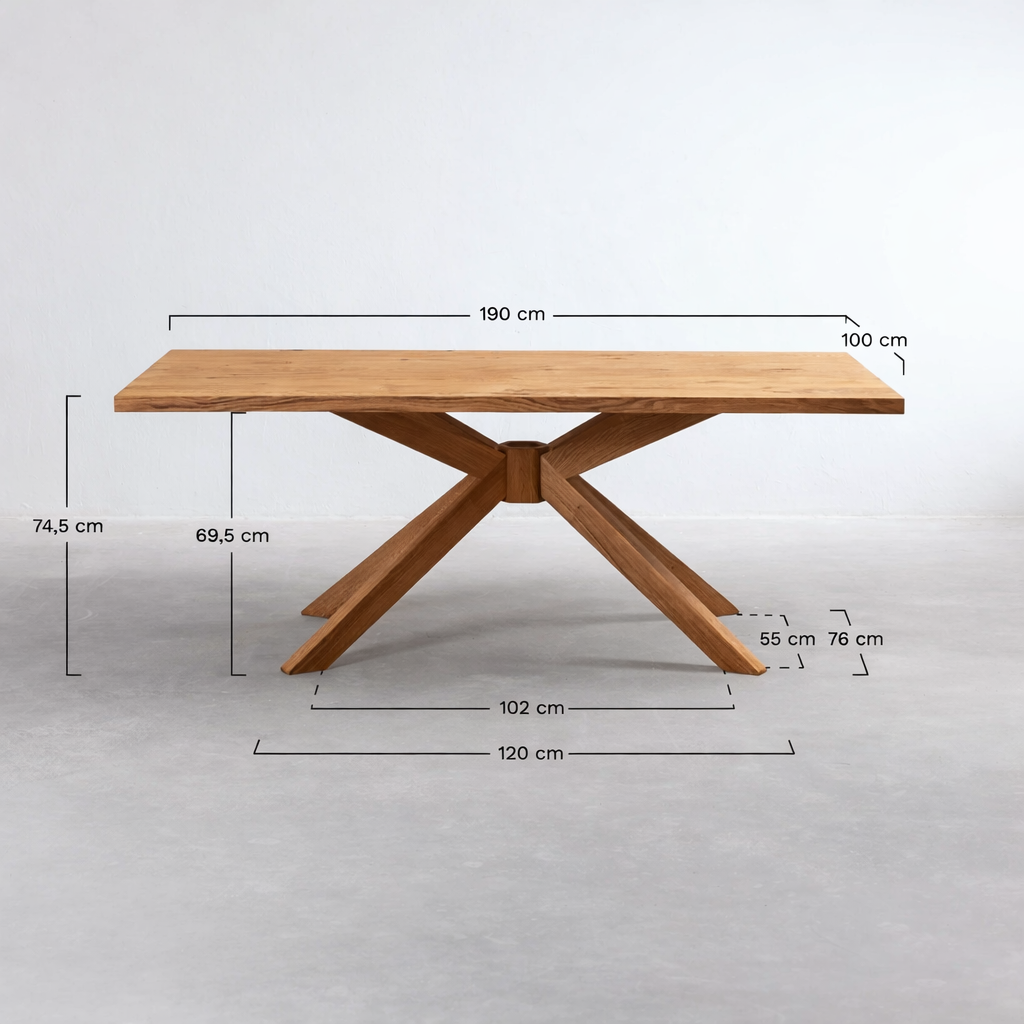 UV Home Jal Dining Table  – Solid Wood