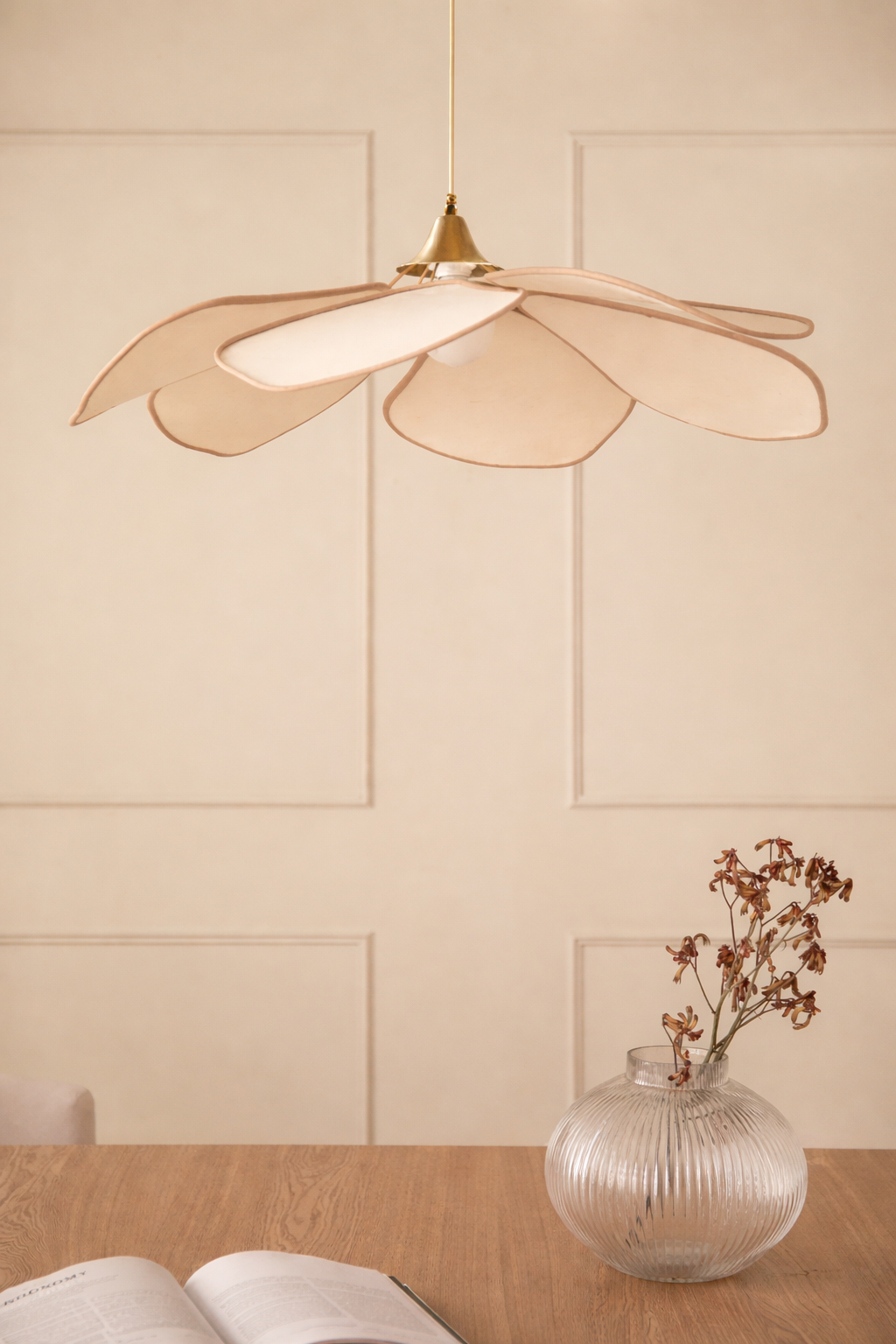 UV HOME Benavid Pendant Ceiling Lamp – Linen & Cotton