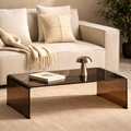 UV Home Crhis Rectangular Coffee Table – Tempered Glass