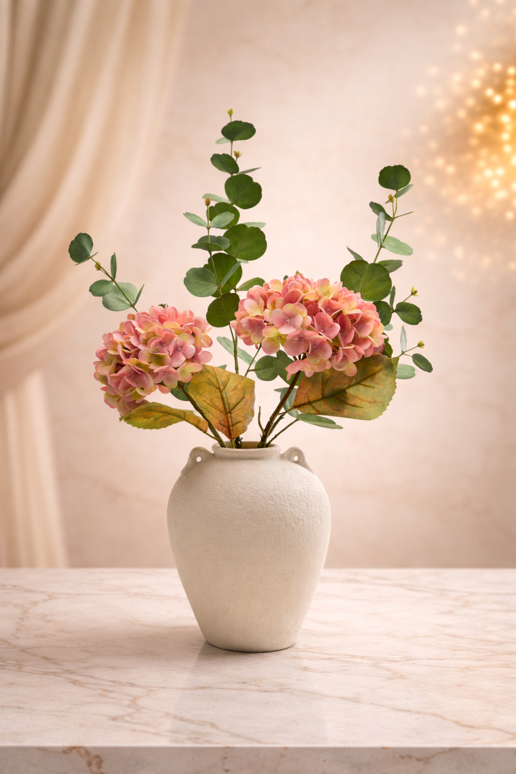 UV Home Bellina Decorative Artificial Bouquet – Elegant Floral Arrangement for Vase