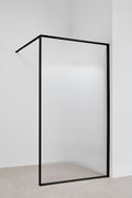UV HOME Fixed Shower Screen with 5 mm Tempered Glass and Trafalgar Aluminum