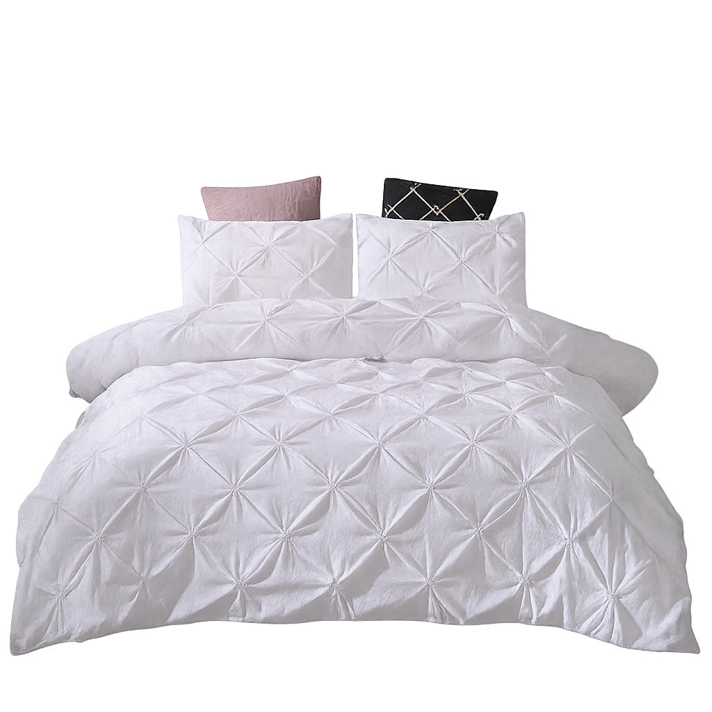 UV HOME Luxe Dekbedovertrek – Elegant Pintuck Design