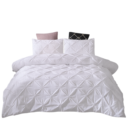 UV HOME Luxe Dekbedovertrek – Elegant Pintuck Design