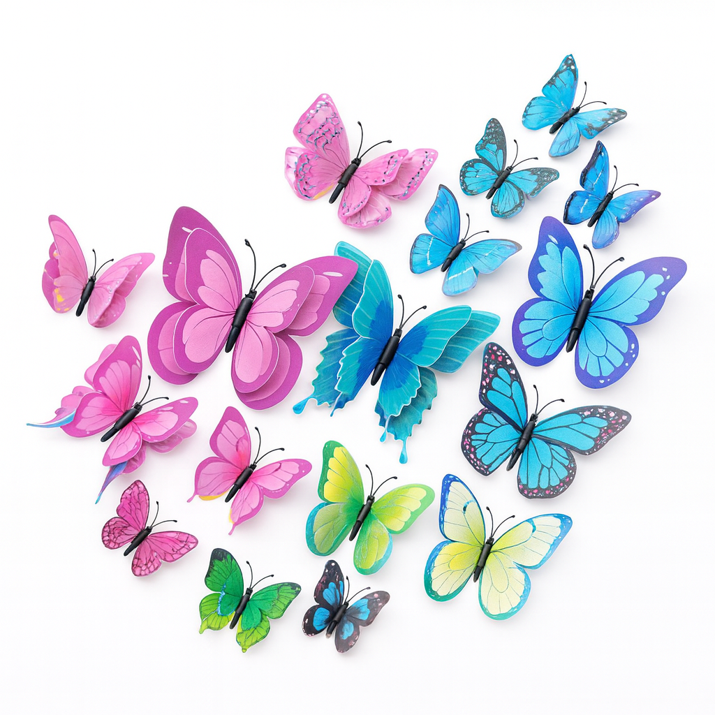 UV HOME – Colorful 3D Butterfly Wall Decor