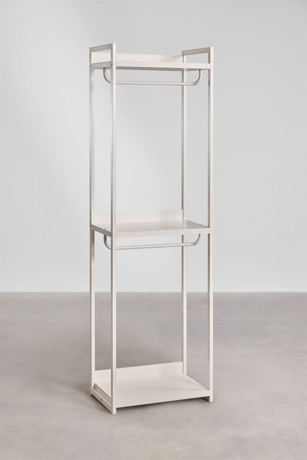 UV HOME Velunis Open Modular Wardrobe System – 5 Units (Iron)