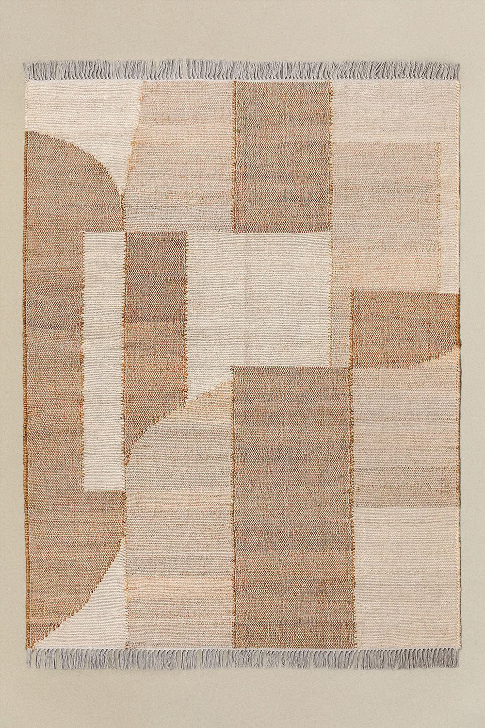 UV Home Rectangular rug 160x240 cm made of jute and cotton Davina