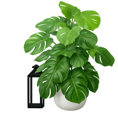 UV HOME – 40-130 cm (51.18 in) Artificial Monstera Plant