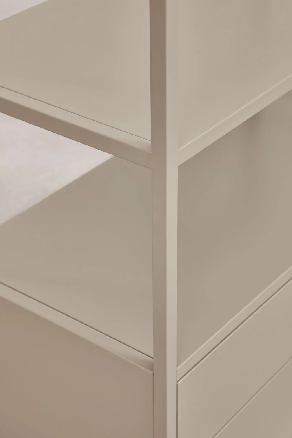 UV HOME Janine 3-Piece Open Modular Wardrobe with Steel Shelves