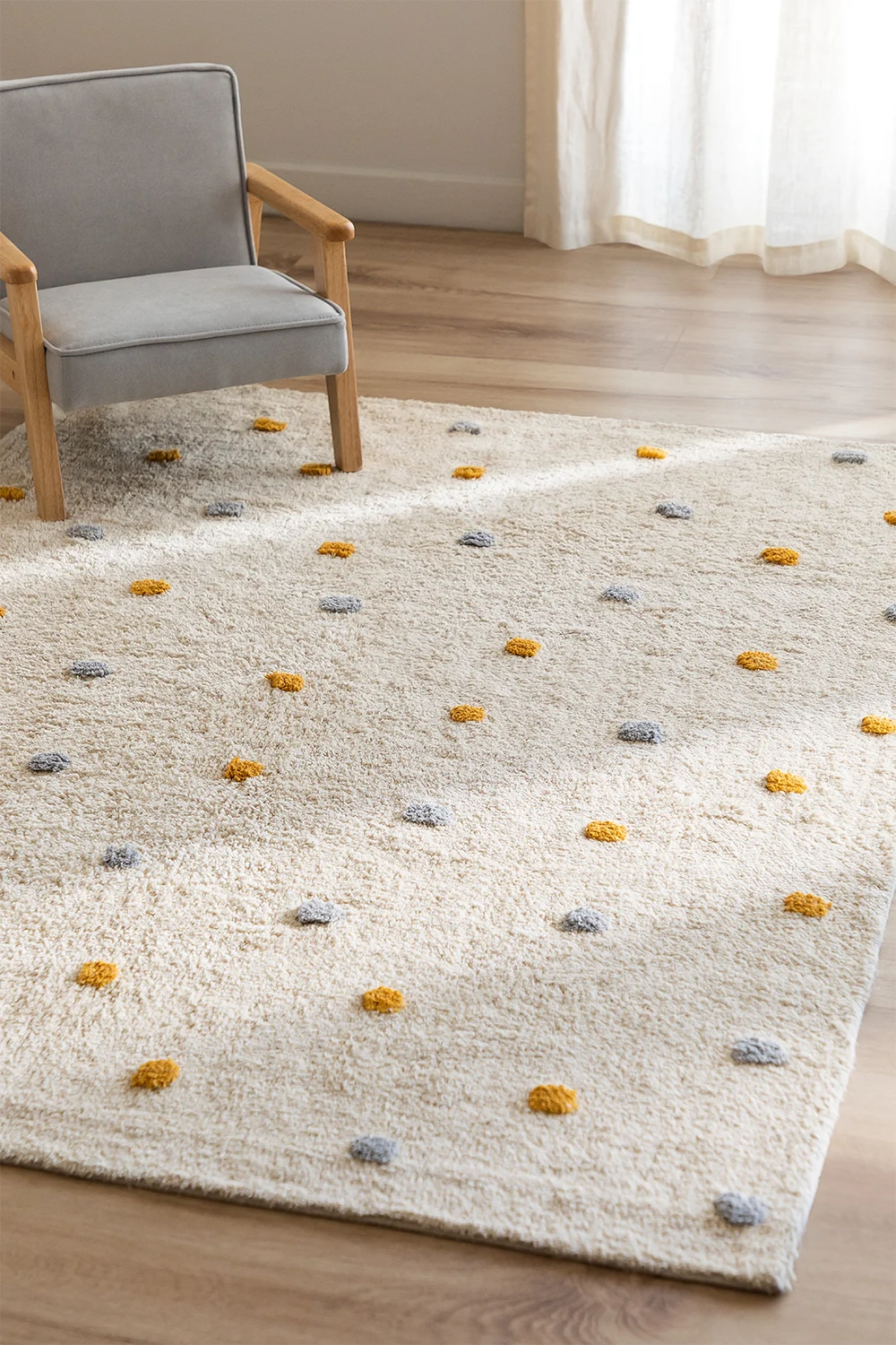 UV Home Rectangular rug 125x170 cm of cotton Jankiel Kids