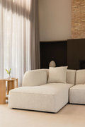 UV HOME Left chaise longue module for upholstered modular sofa Cardea