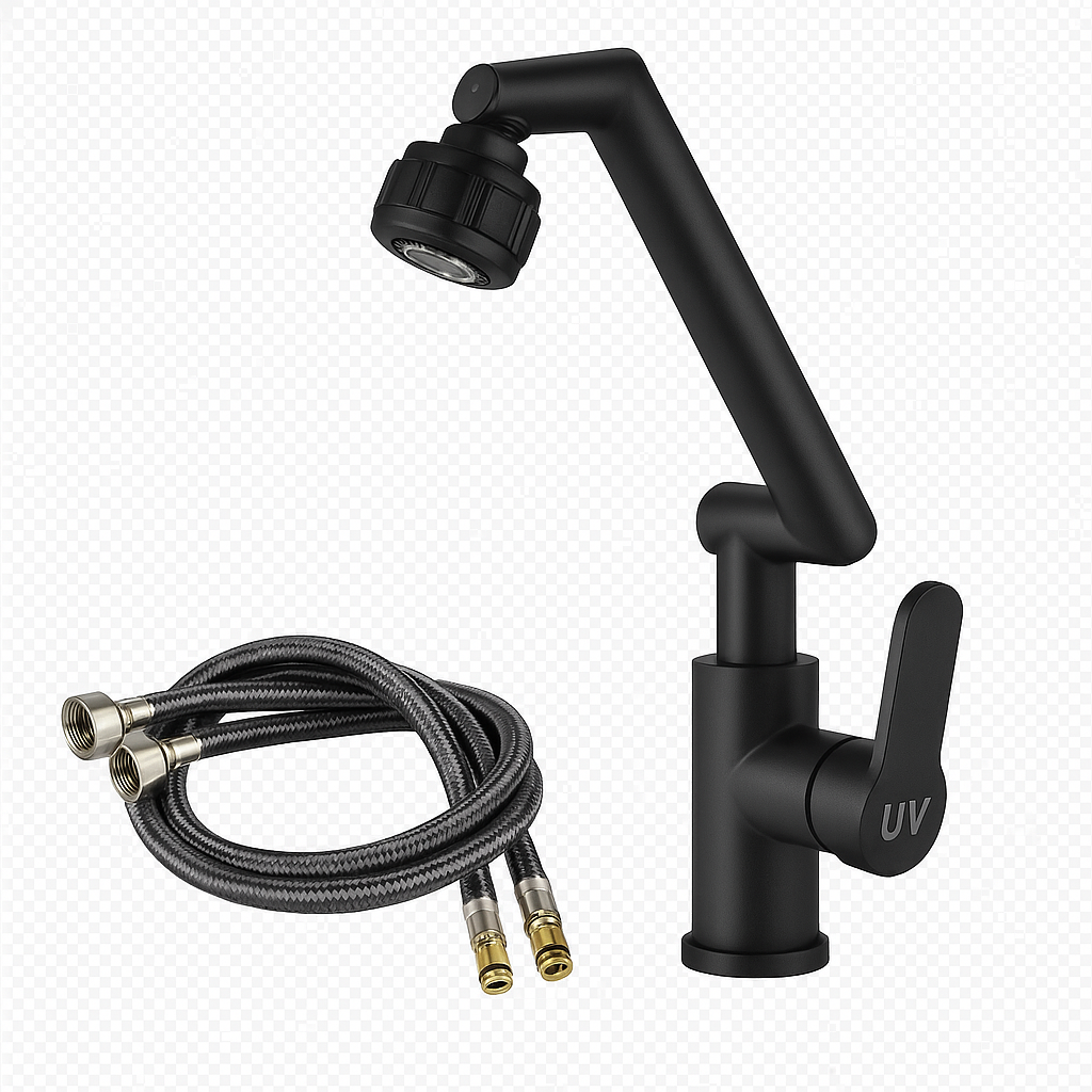 UV Home – Dual Mode Robot Arm Faucet | Universal 360° Swivel for Kitchen & Bathroom