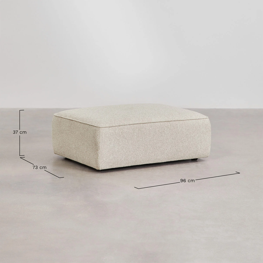 UV HOME Upholstered pouf Cardea