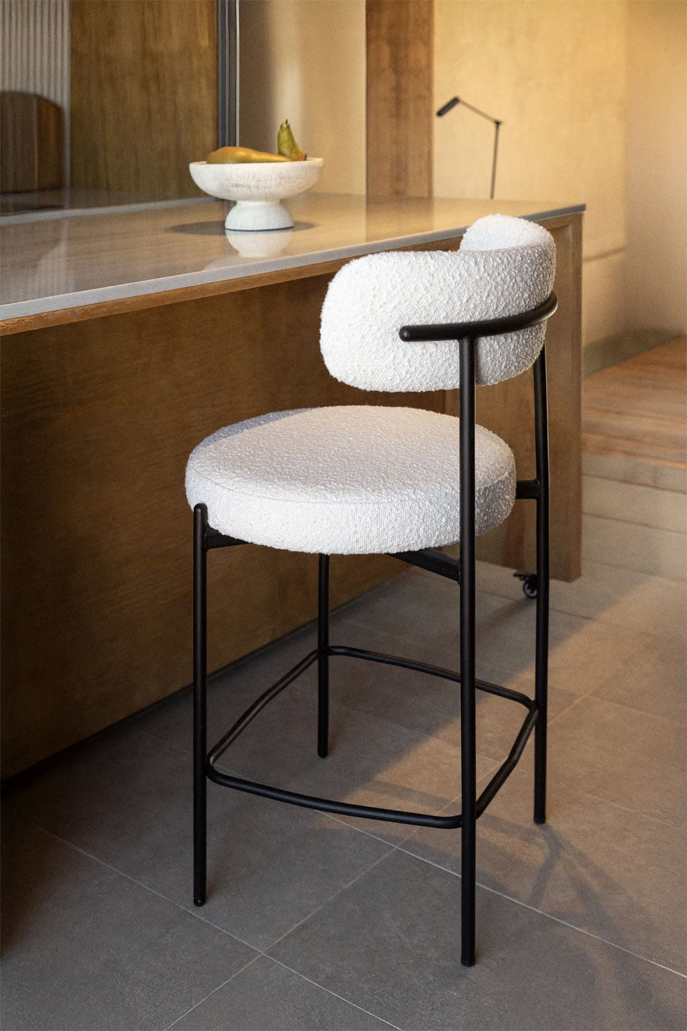 UV HOME Anisa Upholstered Bar Stool