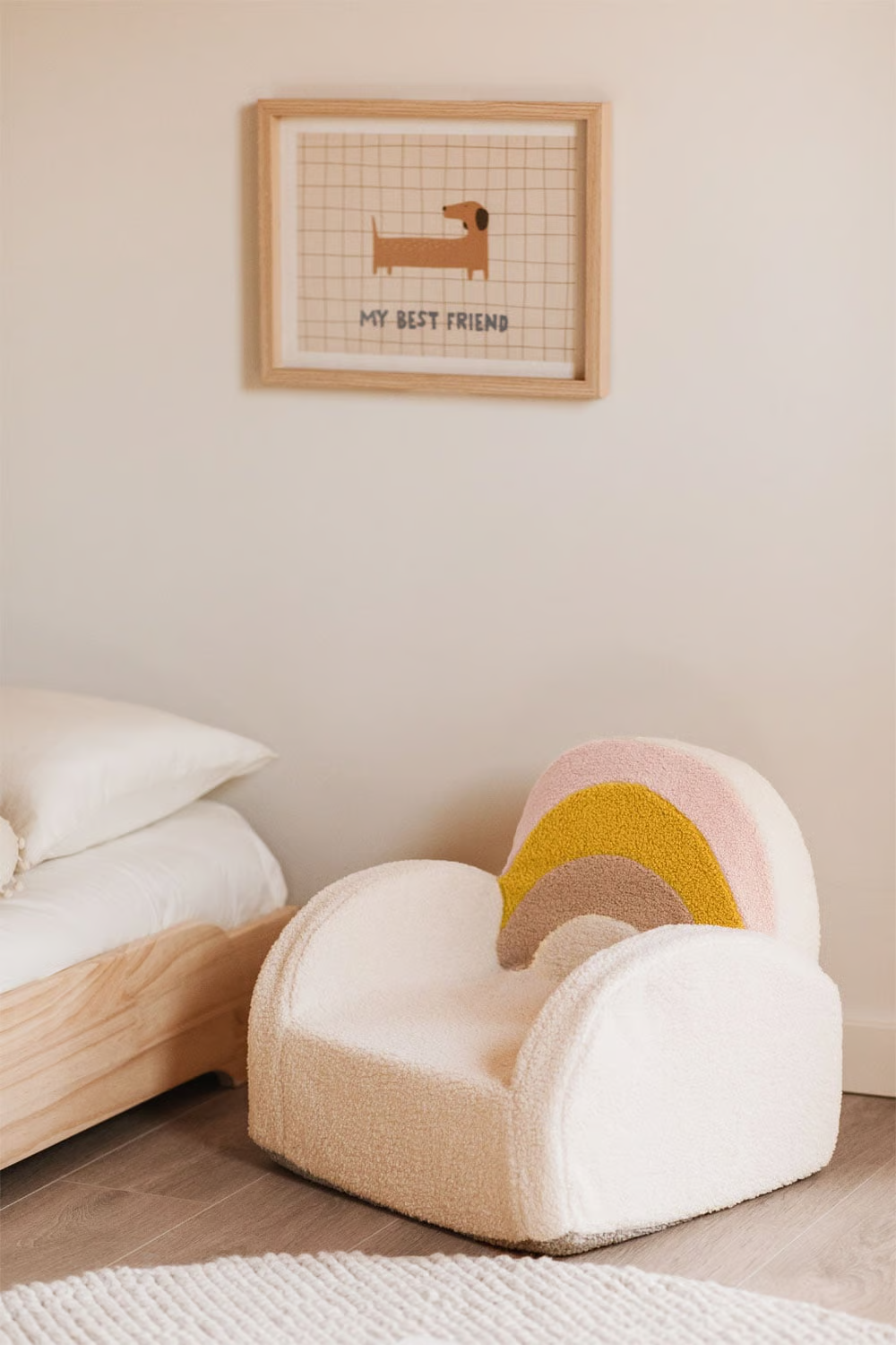 UV Home Sainy Kids sheepskin armchair