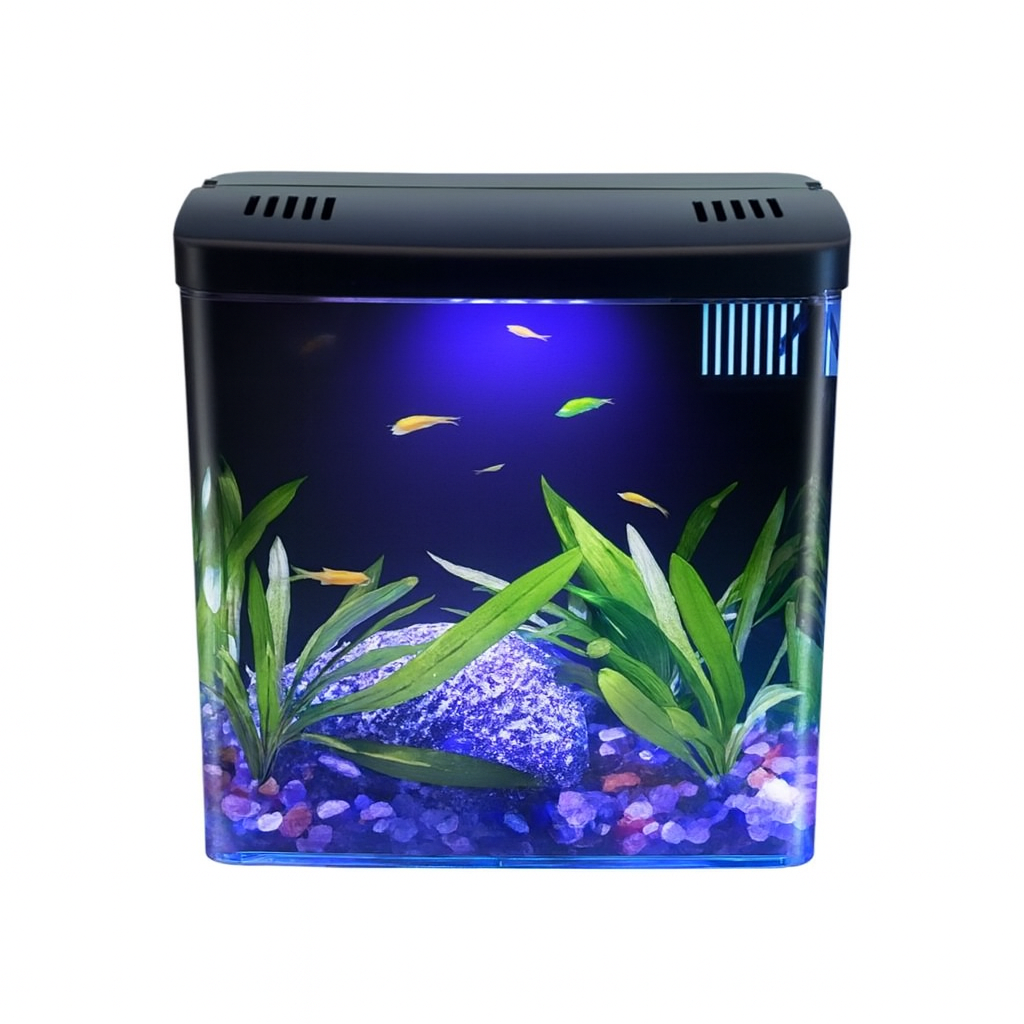 LED-Lit Desktop Aquarium by UV Home