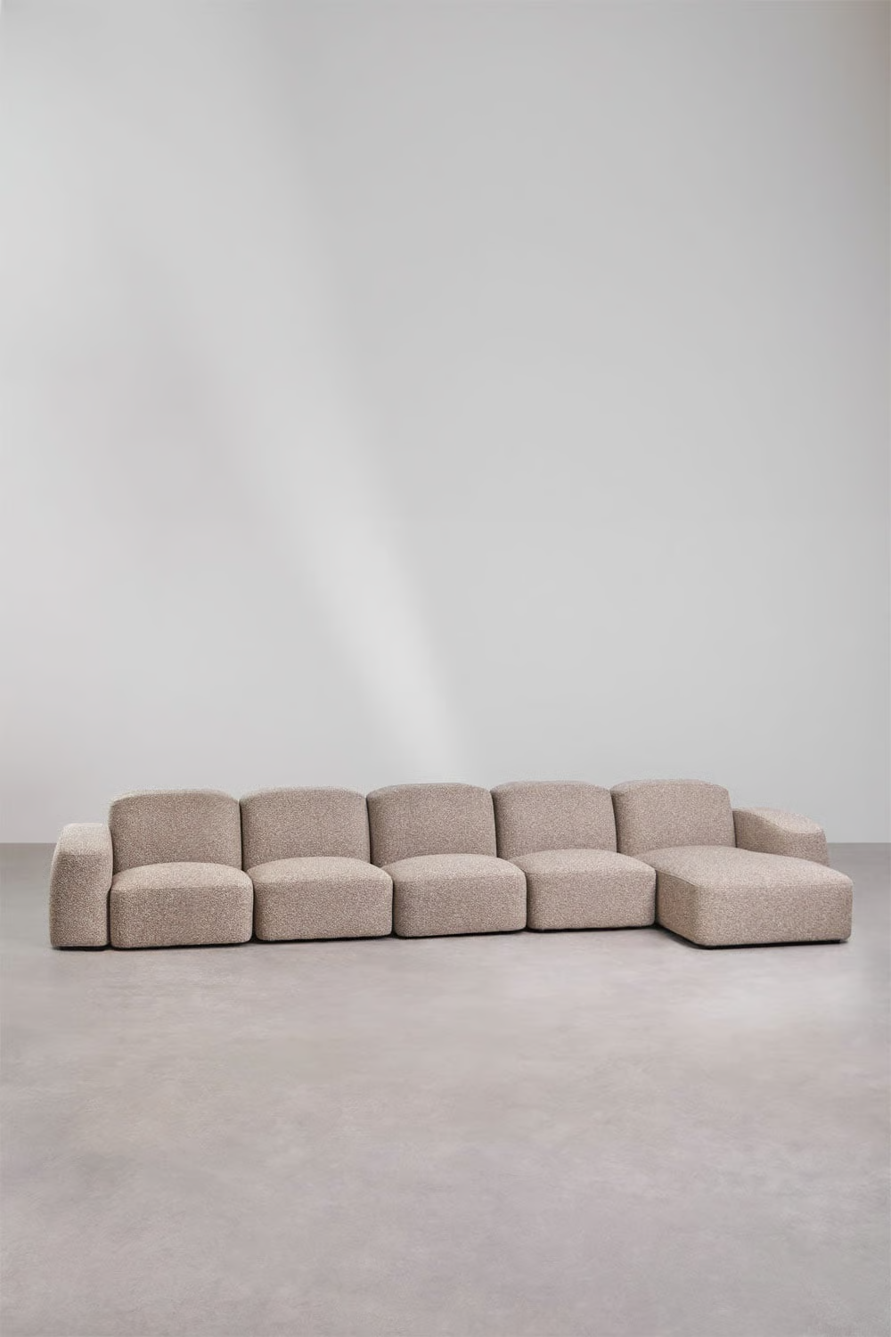 UV HOME Bastian 5-piece modular chaise longue sofa right