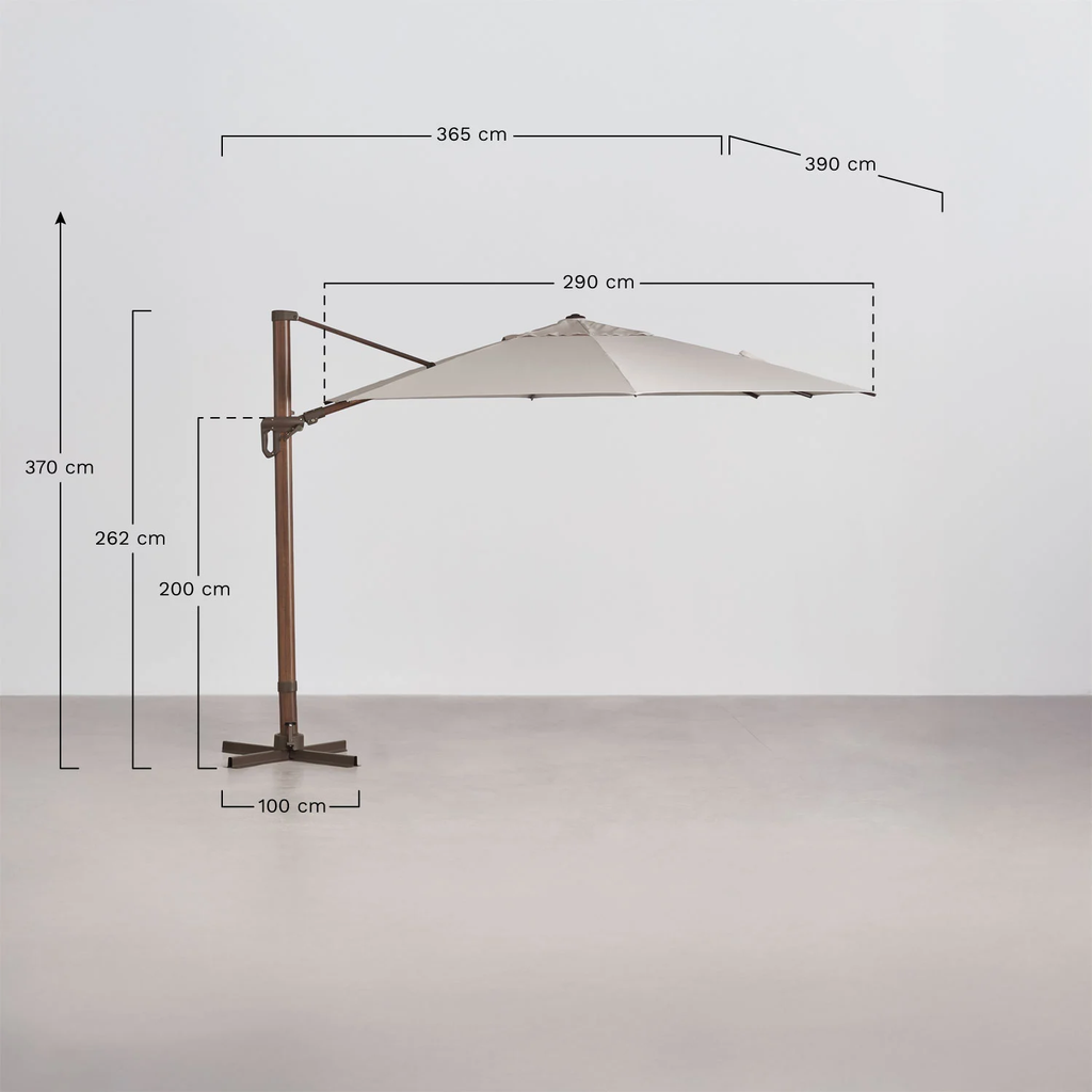 UV HOME Cannes Fabric & Aluminium Parasol