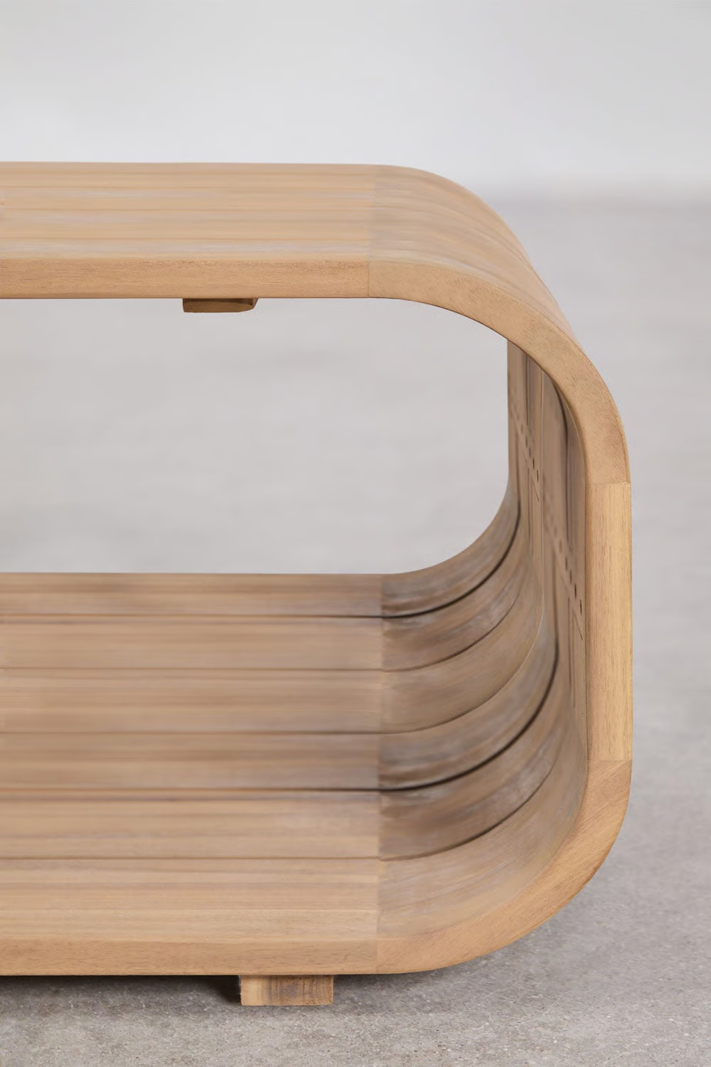 UV HOME Brivori Rectangular Acacia Wood Garden Table 140 x 75 cm