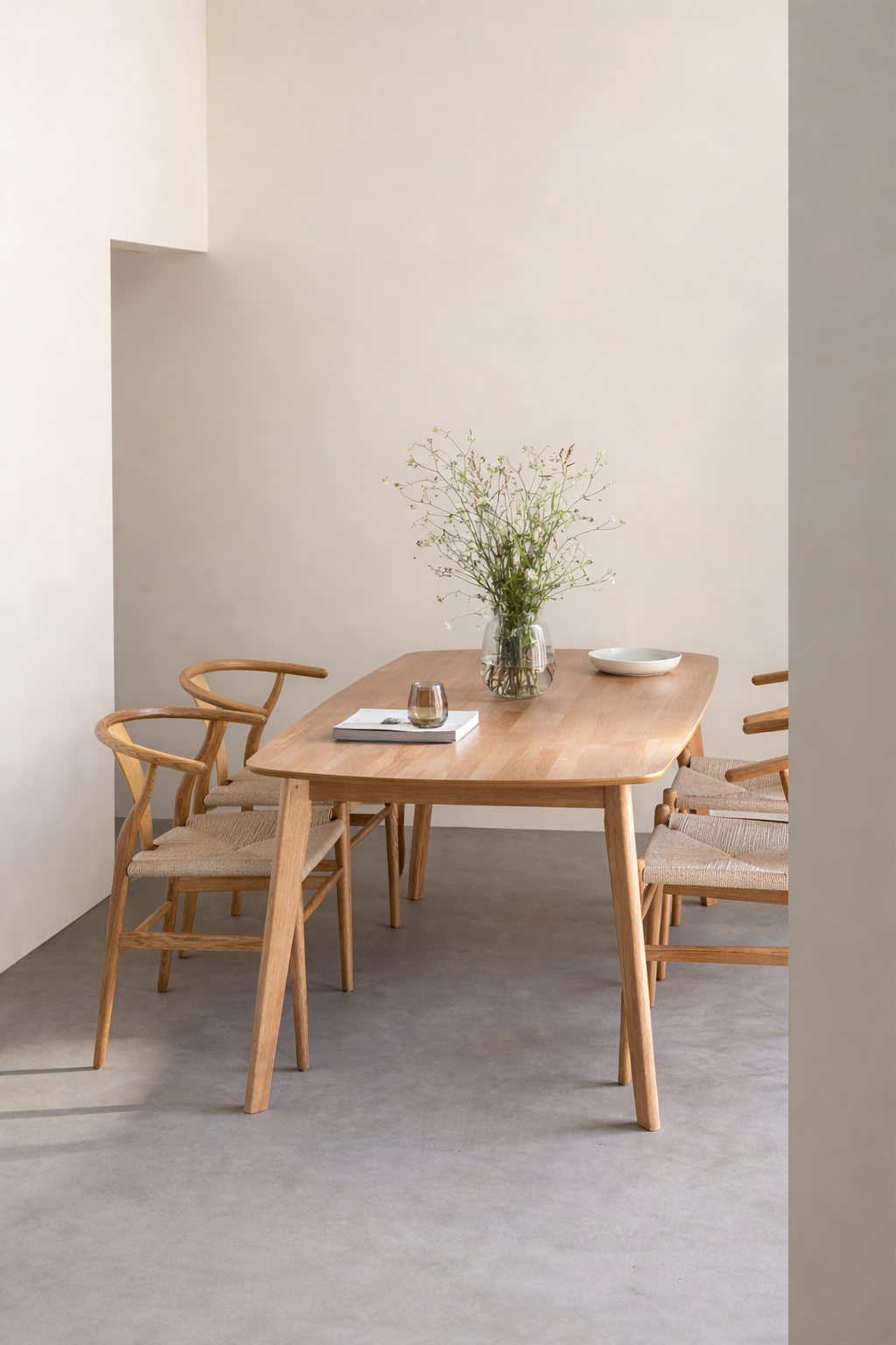 UV Home Elba Rectangular Dining Table – Wood