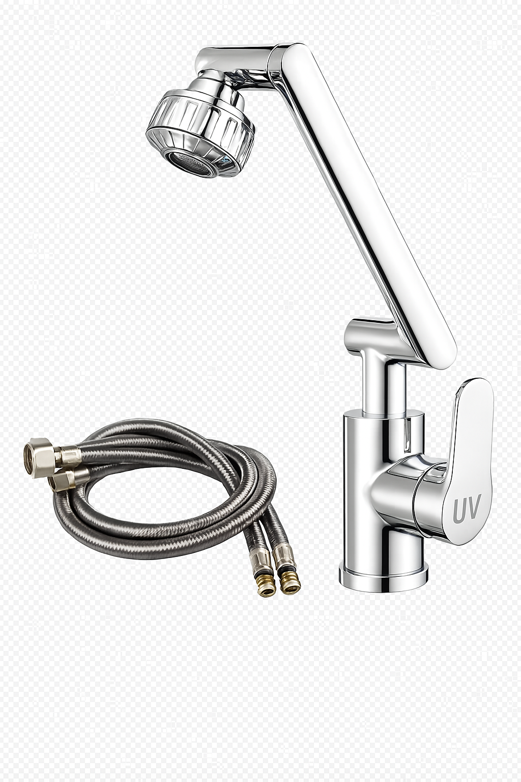 UV Home – Dual Mode Robot Arm Faucet | Universal 360° Swivel for Kitchen & Bathroom