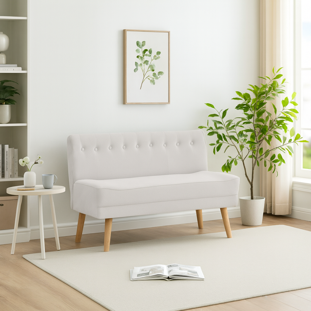 Modern Light Gray Loveseat Sofa – UV Homes