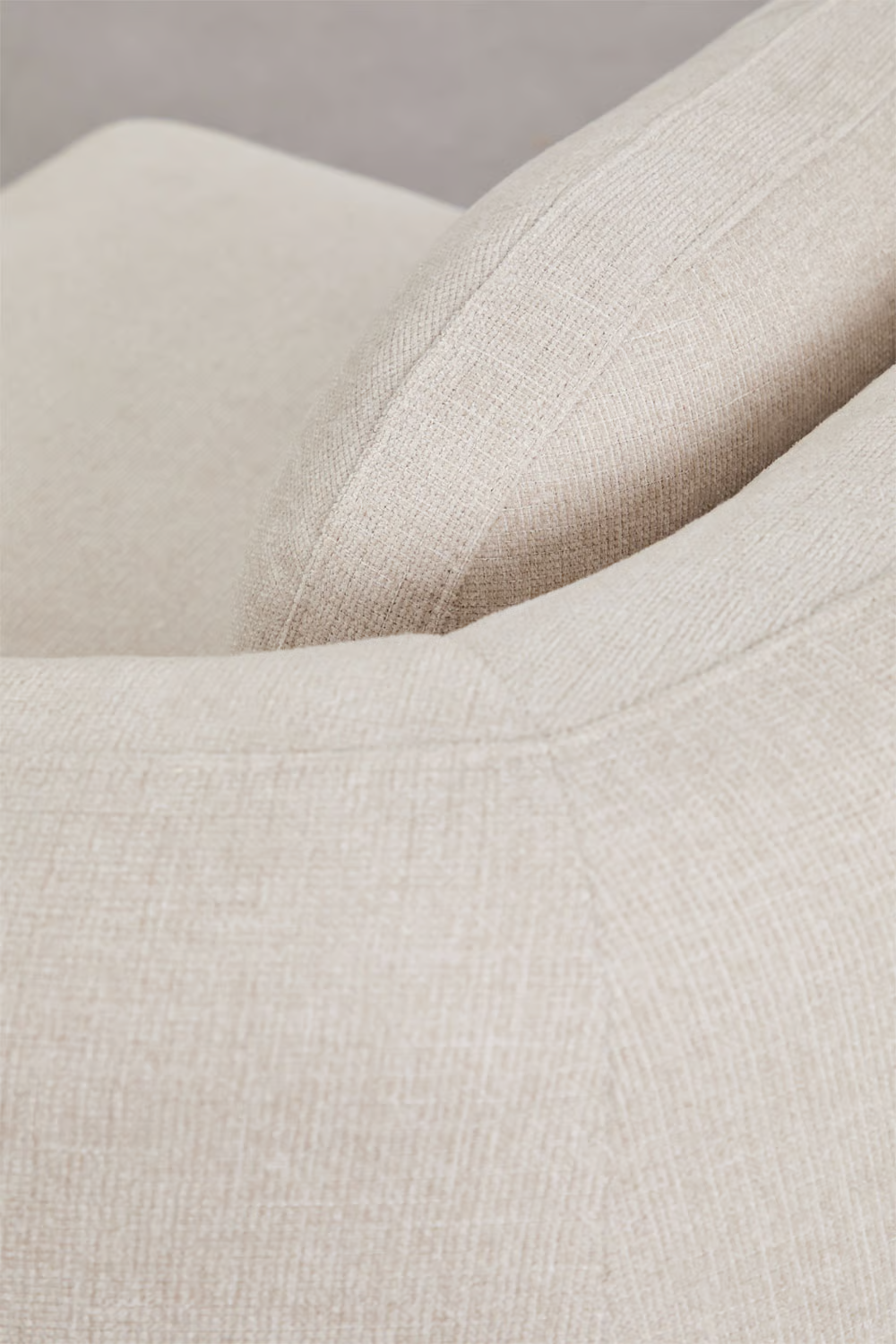 UV HOME 4-piece modular sofa in chenille Coquette