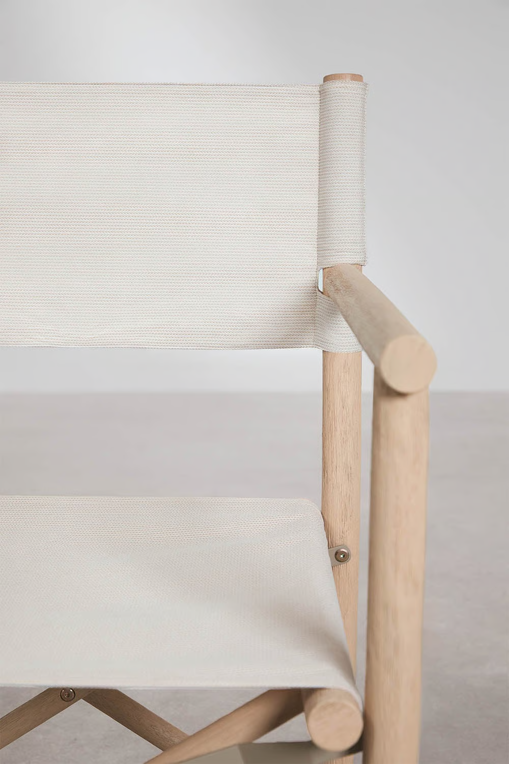UV HOME Folding director's chair for the garden made of acacia wood Olivia