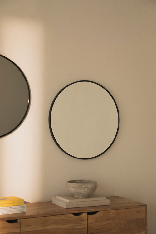 Gon Round Wall Mirror Ø60 cm (Metal)