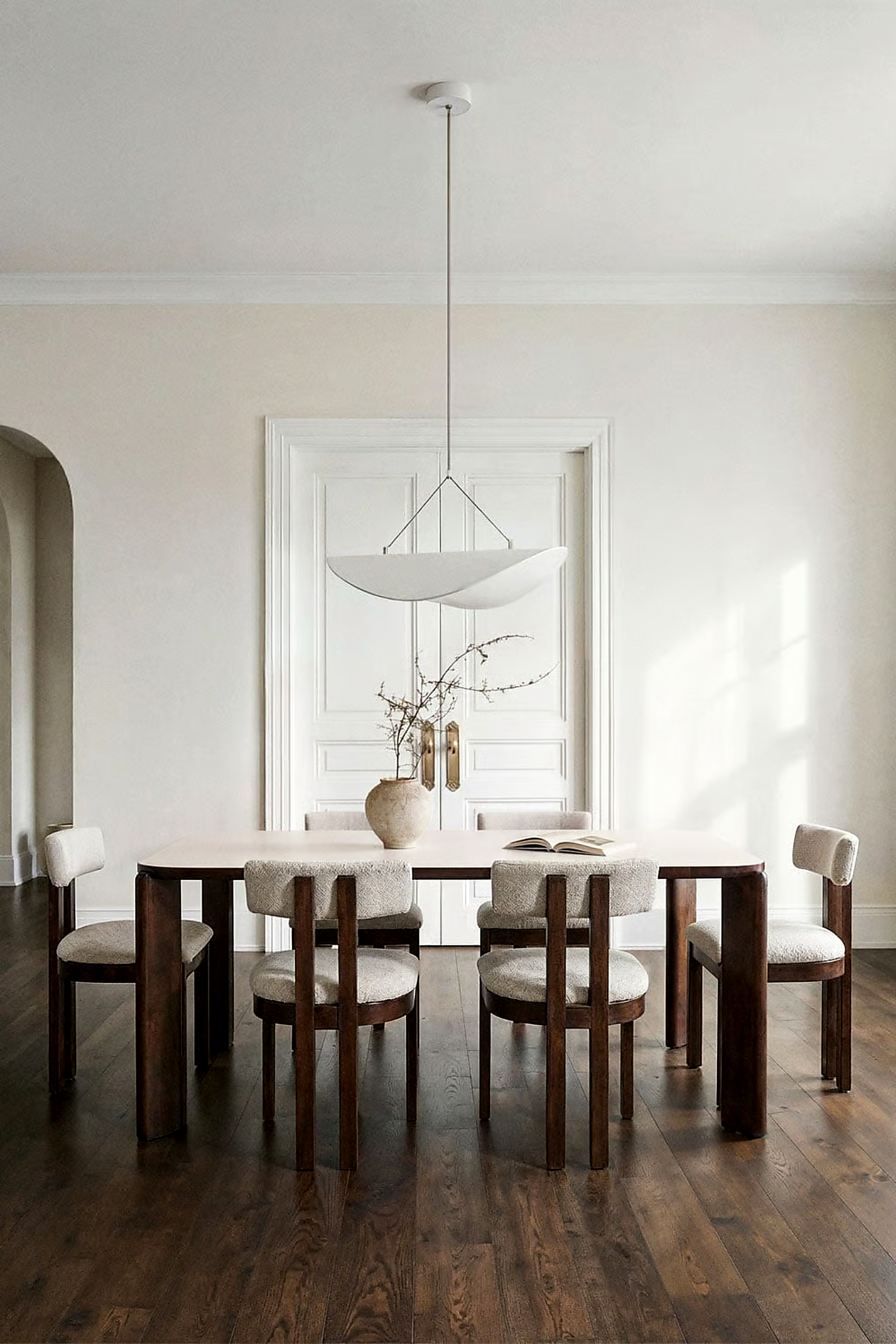 UV Home Nilea Rectangular Dining Table  – Tempered Glass & MDF