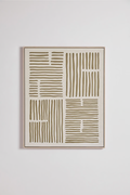UV HOME Plixo Hand-Painted Canvas Wall Art