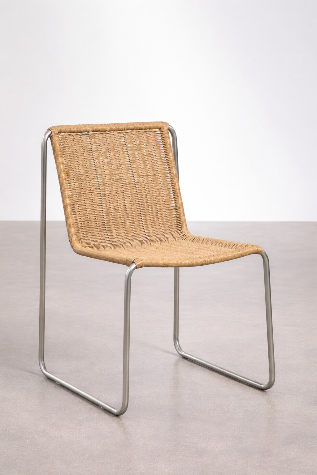 UV HOME Omaha Dining Chair – Stainless Steel & Synthetic Cane