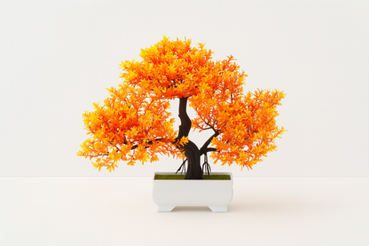 UV HOME – Artificial Bonsai Tree with Vibrant Decorative Foliage