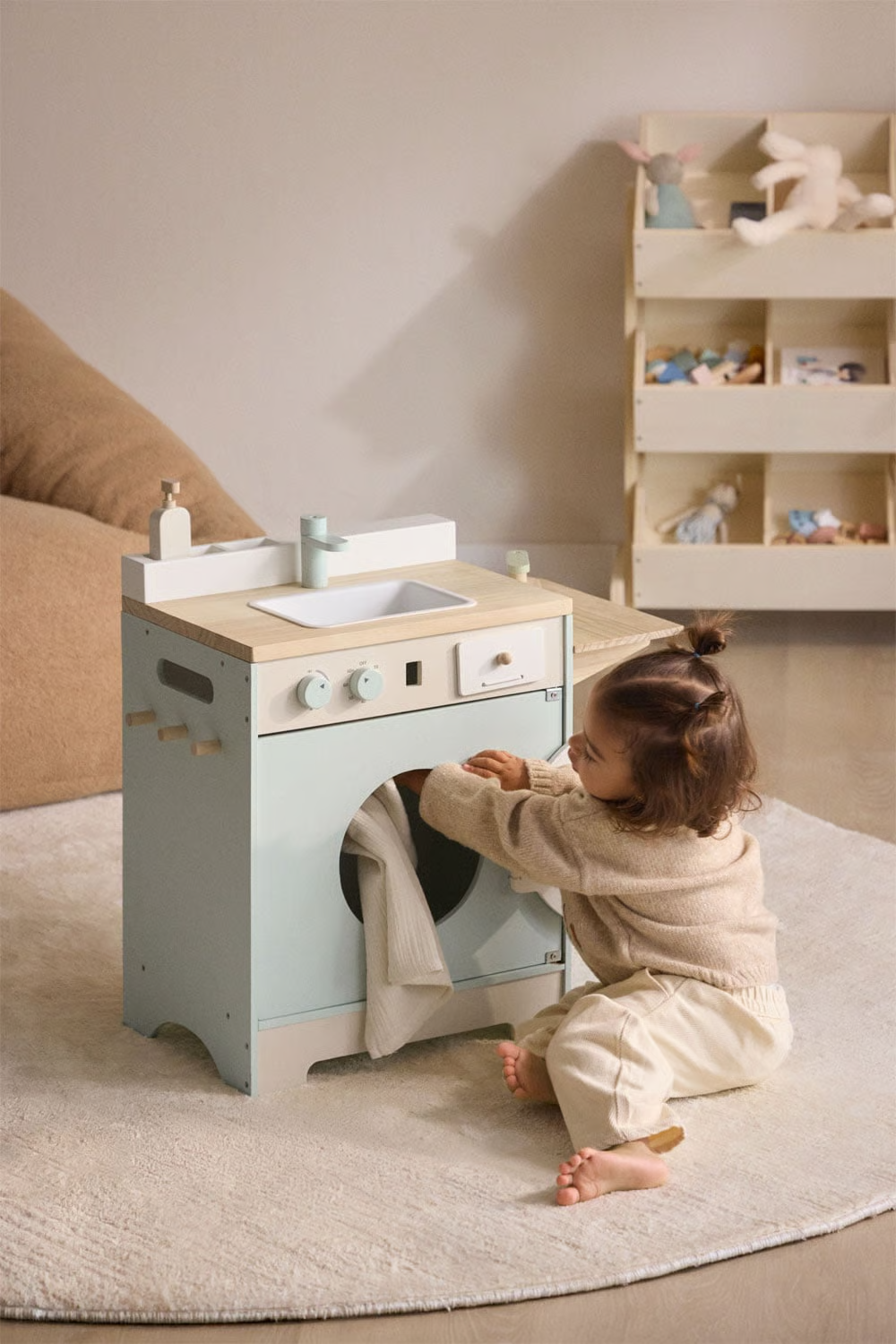 UV Home Glenn Kids Wooden Washing Machine
