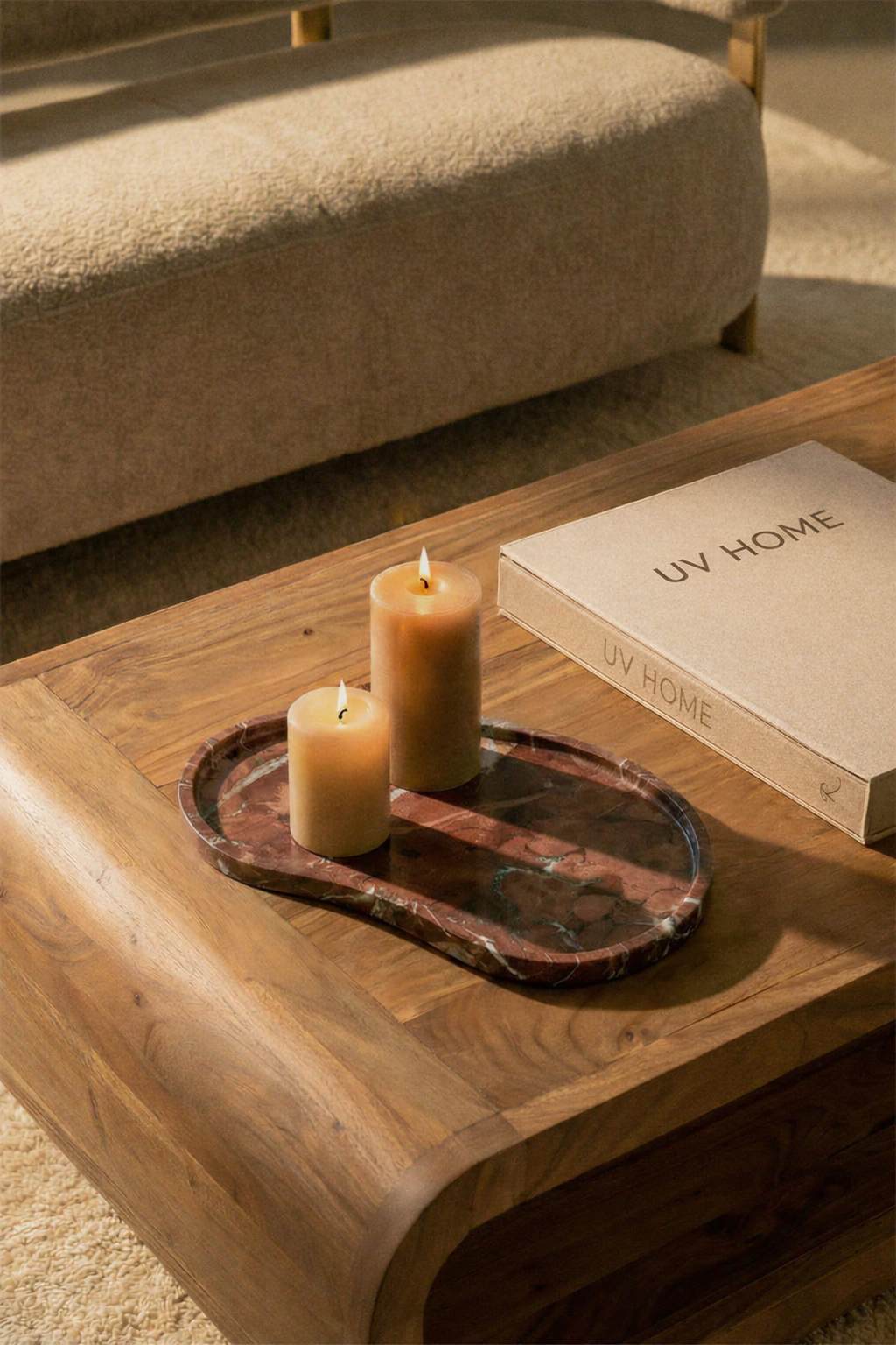 UV HOME Orivando Marble Decorative Tray