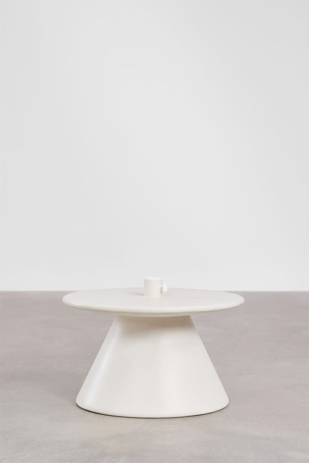 Darwys Round Concrete Parasol Base with Integrated Table