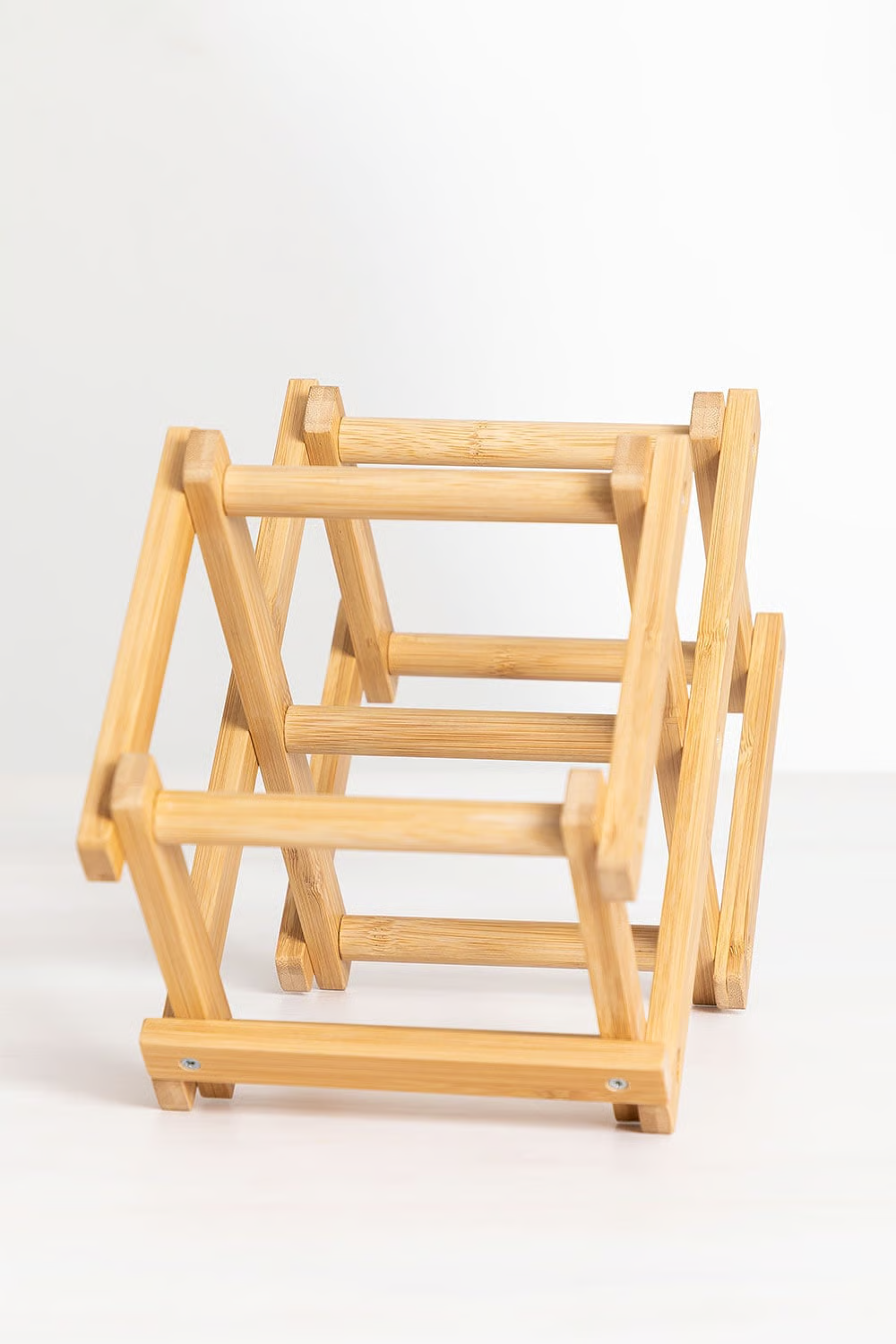 UV HOME Foldable Bamboo Bottle Holder for 3 Bottles – Pascal