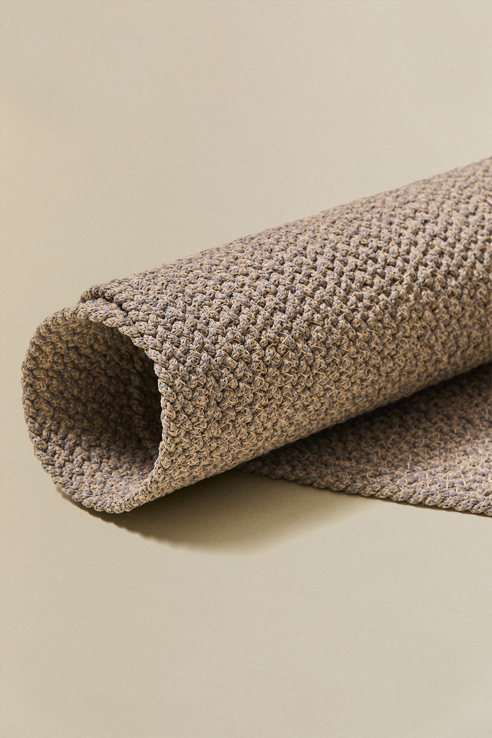 UV Home Round carpet Ø200 cm in polypropylene LisandraMoka Brown